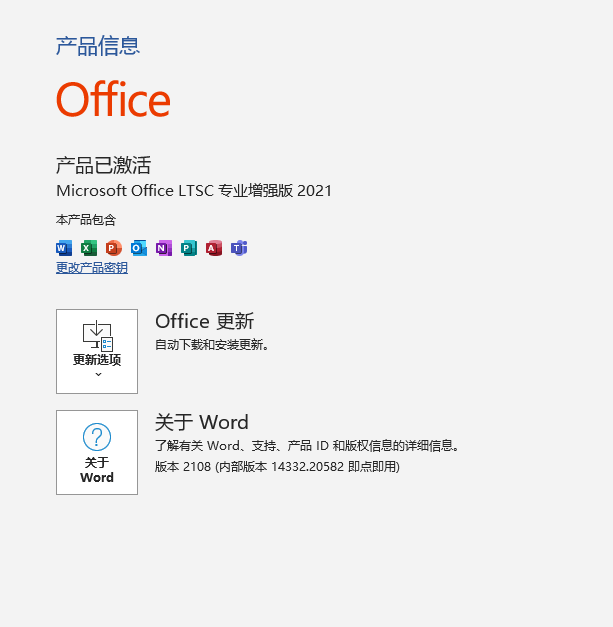 Office LTSC专业增强版2021永久激活密钥下载激活教程-瑞邦电脑