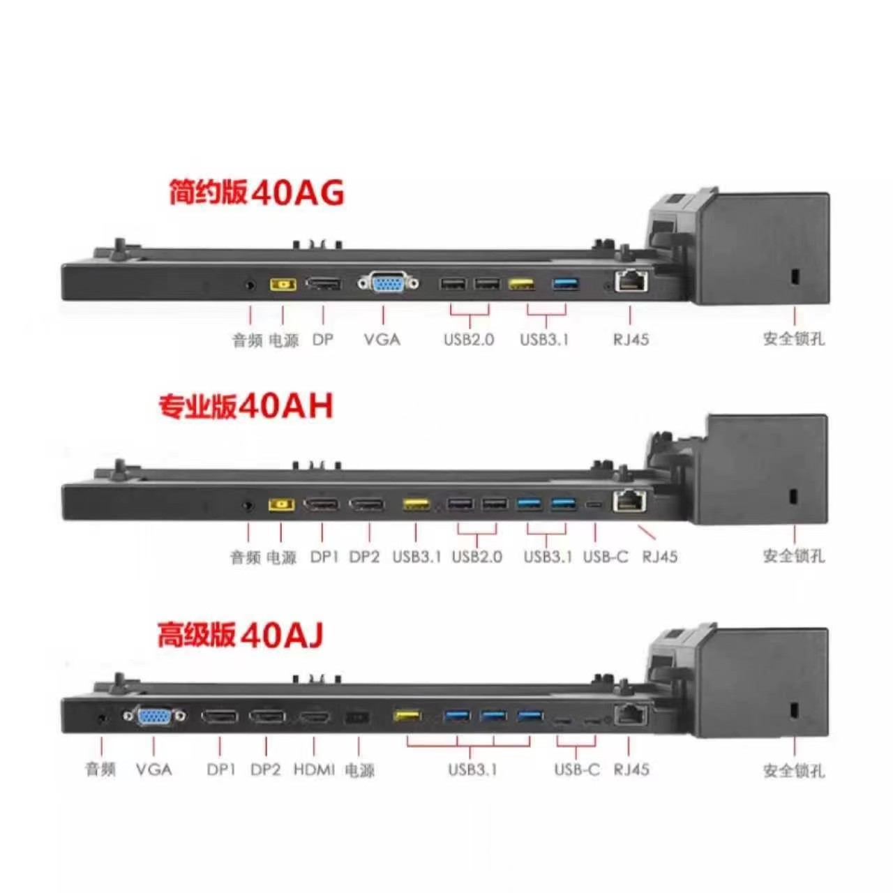 ThinkPad 底座扩展坞高级版（40AJ0135CN）-瑞邦电脑